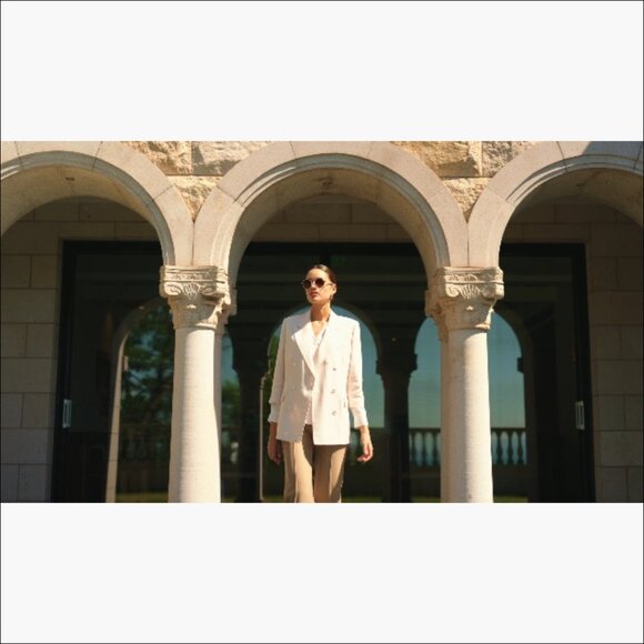 Retro Round Polarized Sunglasses with Acetate Arms Metal Frame UV Protection main image 5